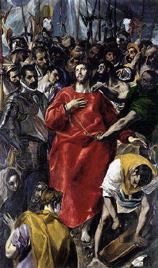 El Greco The Disrobing of Christ china oil painting image